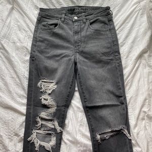 american eagle high waisted jeans